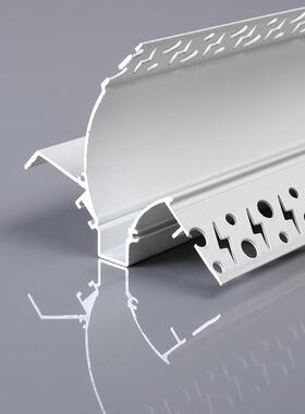 免吊顶洗墙灯明装反光灯槽回光灯带免开槽石膏线顶角线性铝槽灯