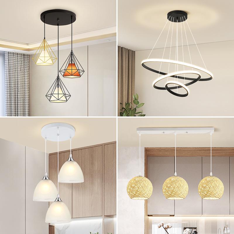 家用餐厅吊灯饰饭厅现代简约大气客厅主卧室吸顶灯具中山2024新款