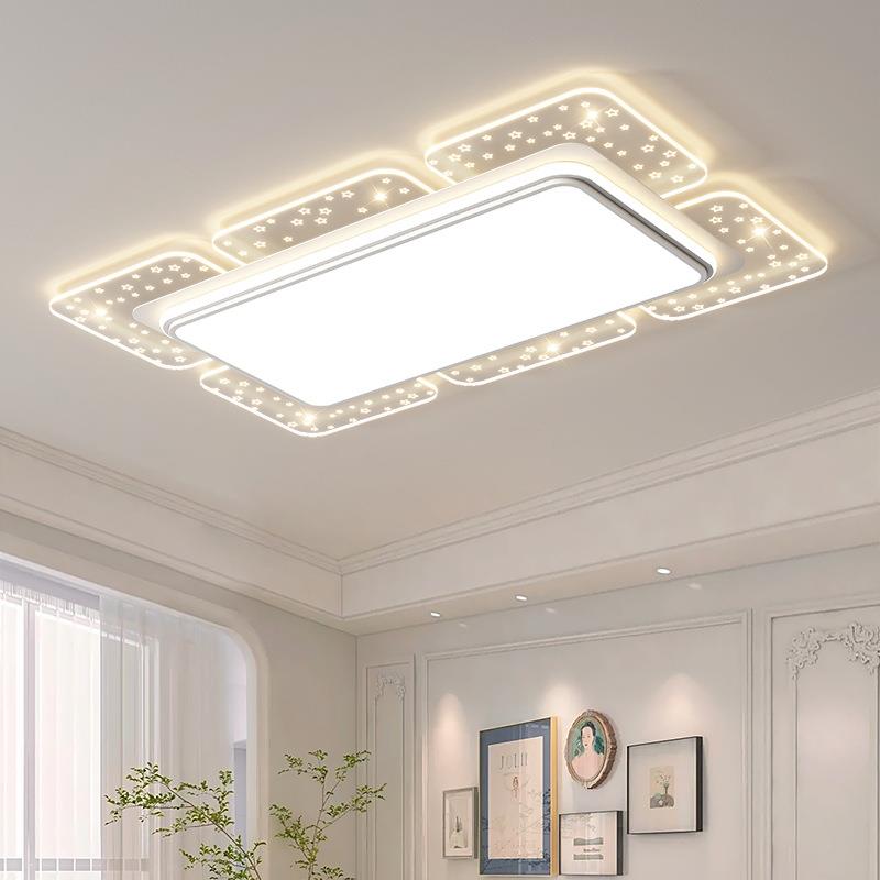 客厅led吸顶灯北欧现代简约长方形家用个性艺术卧室书房餐厅灯饰