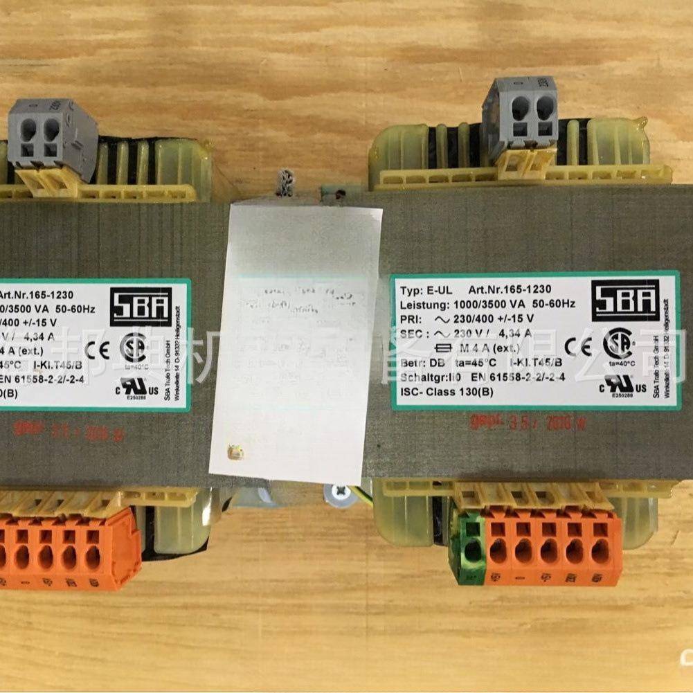 供应德国SBA变压器165-1230E-UL进口