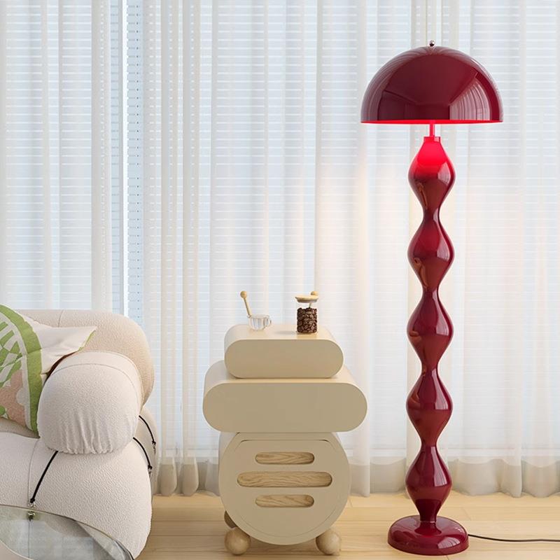 创意蘑菇装饰灯客厅沙发旁北欧奶油风设计师摆件轻奢高级感落地灯