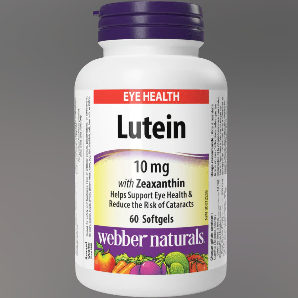 2瓶减10元 加拿大直邮 WEBBER NATURALS伟博成人叶黄素60粒10mg