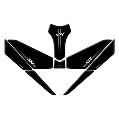 适用春风450SR油箱贴鱼骨贴橡胶防滑防磨贴保护贴纸版画改装配件