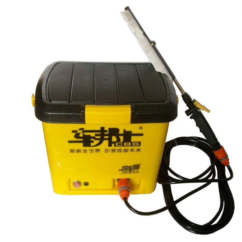 家用自助洗车机 车邦士18L电动大容量高压车载点烟器洗车器 水枪