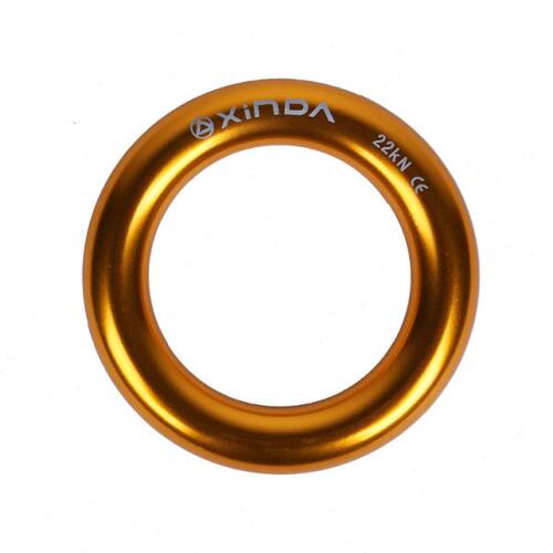 欣达铝合金小圆环户外登山攀岩顶环多功能圆环攀树扁带环腰带环