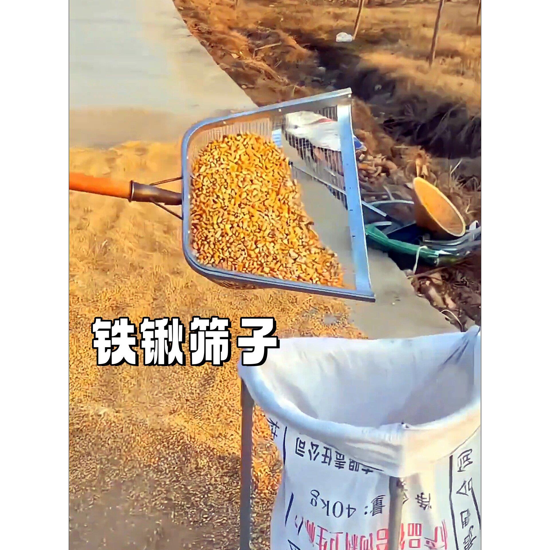 农用铁锹筛子网收玉米花生簸箕筛土神器筛沙铲子过滤石子农用工具