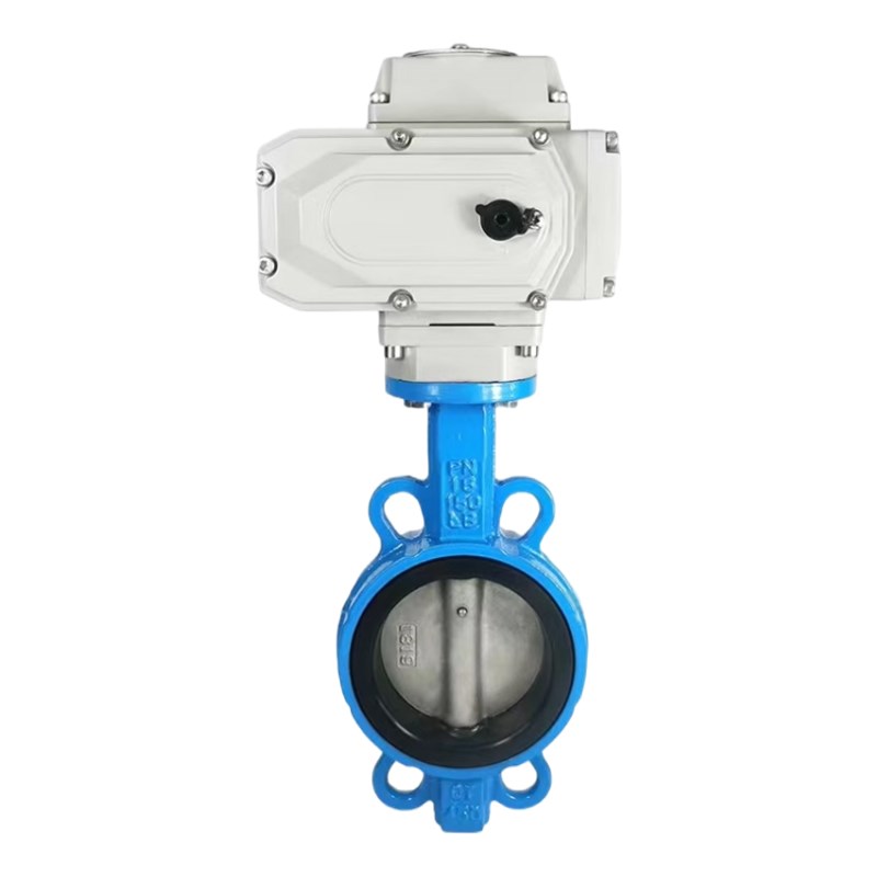 D971X-16Q电动对夹蝶阀220V不锈钢380V开关调节型DN50 80 100 150