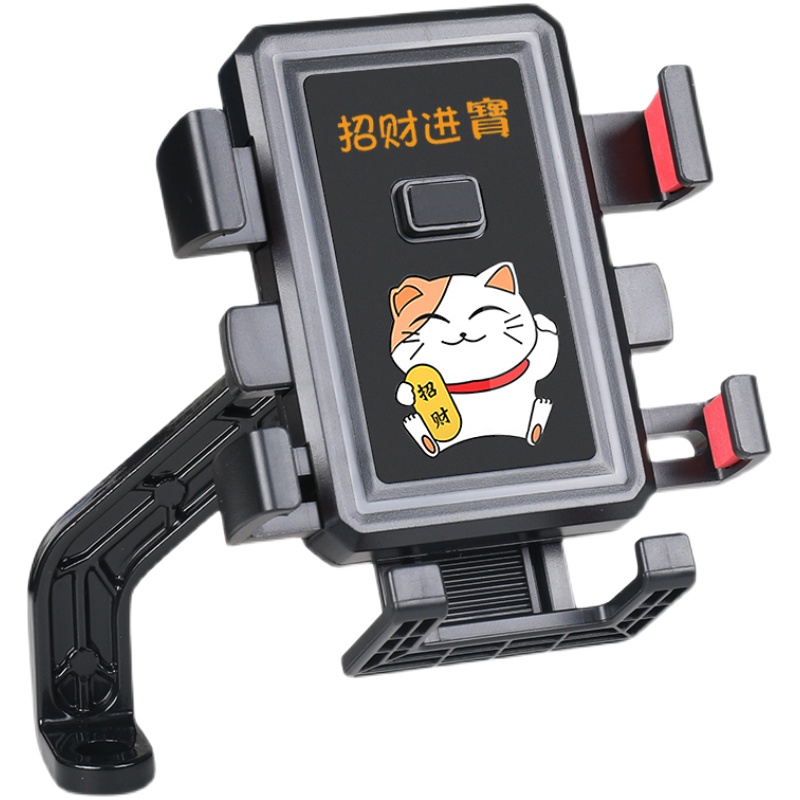 电瓶车手机机支架可爱电动车骑行导航架子踏板摩托车外卖骑手装备