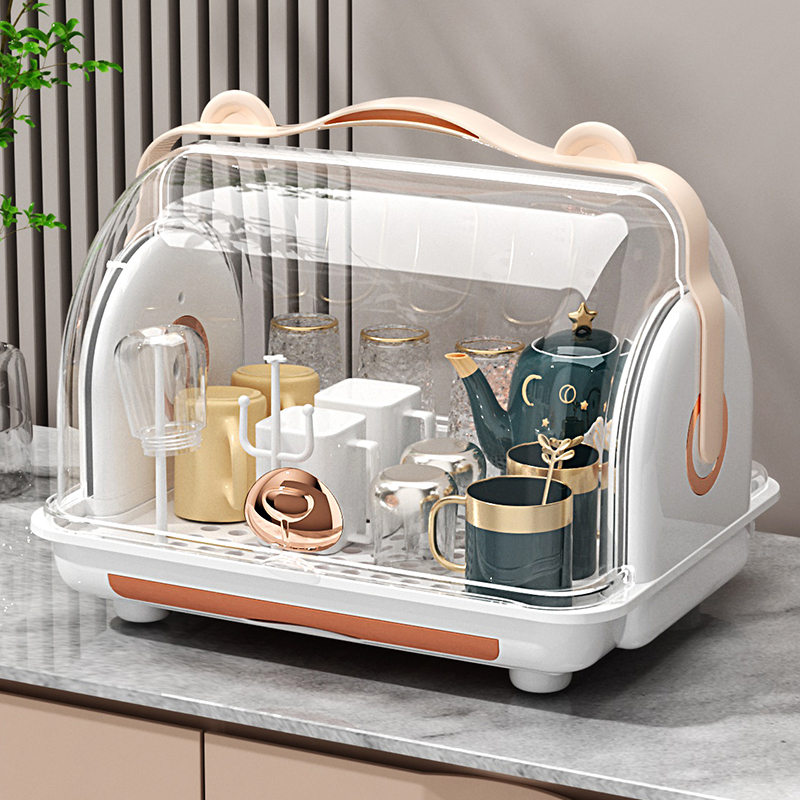 水杯桌面杯子置物架防尘玻璃杯茶杯红酒杯托盘茶盘沥水杯架子