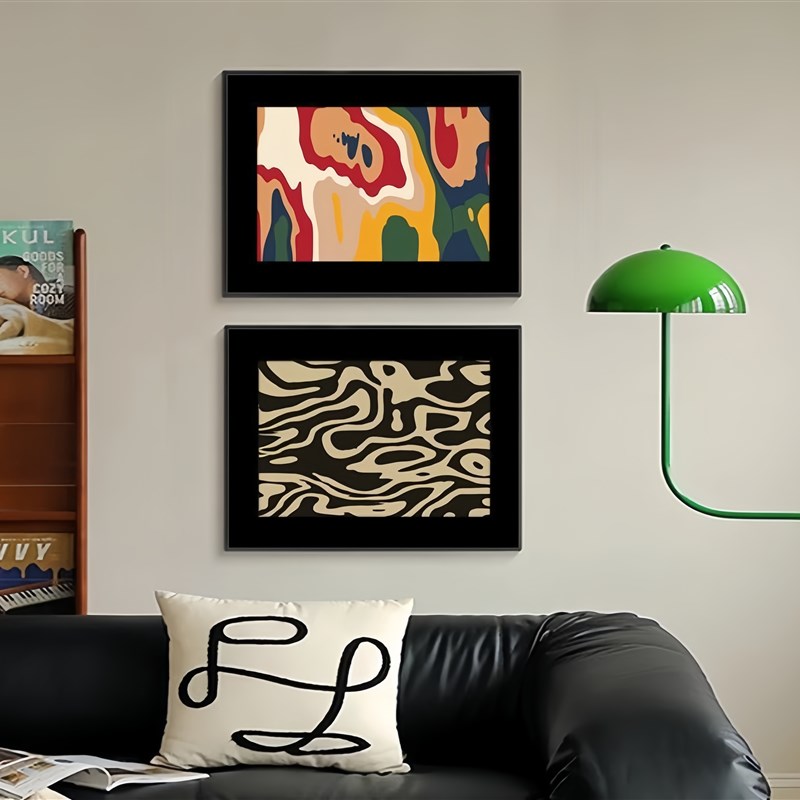 美拉德复古电表箱装饰画法式电表箱遮挡小众艺术画壁画装饰免打孔