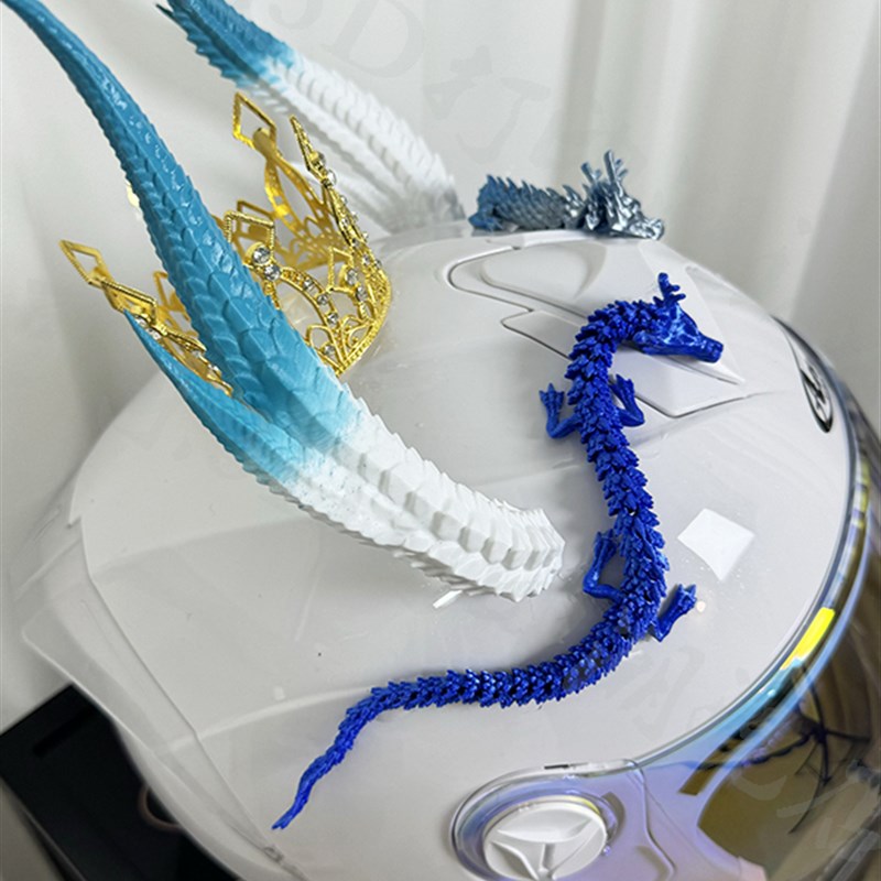 炫酷头盔角犄角头盔配件装饰品摩托车改装超酷头盔装饰恶魔角