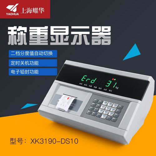 上海耀华XK3190-DS10称重显示器汽车衡大地磅物联网数字仪表DS10P