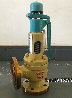 A48Y蒸汽安全阀DN80弹簧全启式导热油法兰高压安全阀25 50 65 100