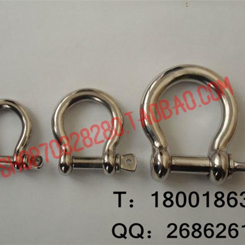 304不锈钢弓型卸扣 圆形卸扣链条连接扣不锈钢卸扣M16 扣内径50mm,工业油品/胶粘/化学/实验室用品,马弗炉/电阻炉/实验炉,淘宝优惠券,粉丝福利购,淘宝优惠卷