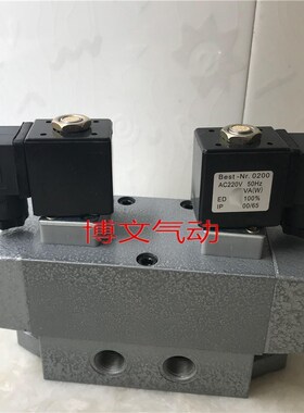 电磁阀4F510-15 4F520-15 4F530-15二位五通三位五通电控换向阀