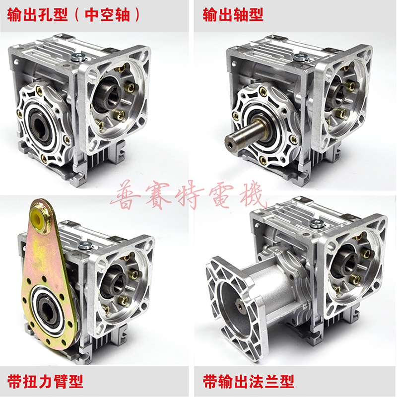 PERSECT 减速机带电机蜗轮减速机大扭矩交流220v低速380V双轴电机