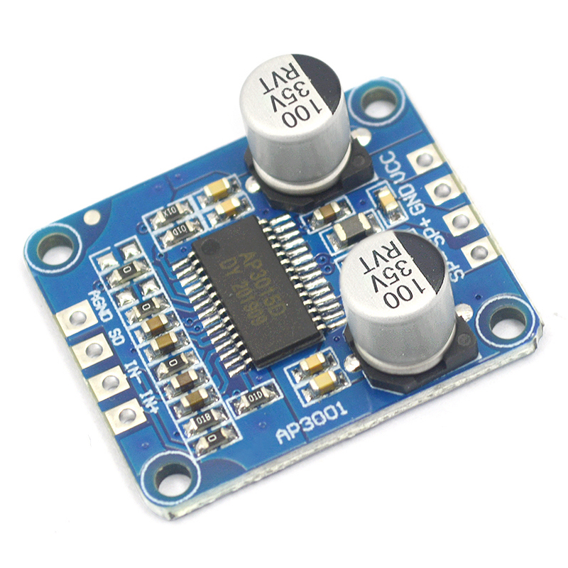 10W/20W/30W大功率功放模块D类数字功放板12V/24V供电DY-AP3001