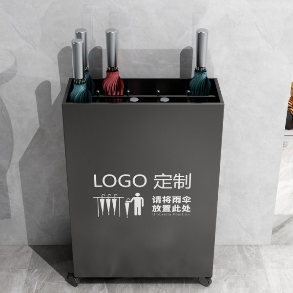 雨伞架收纳架商用大容量伞桶酒店大堂学校教室门口沥水存放置物架