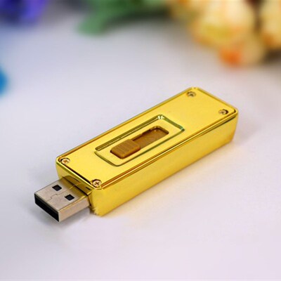 USB3.0高速U盘 2TB 2tu盘 1T金属大容量优盘2t金条金块金砖 1tu盘