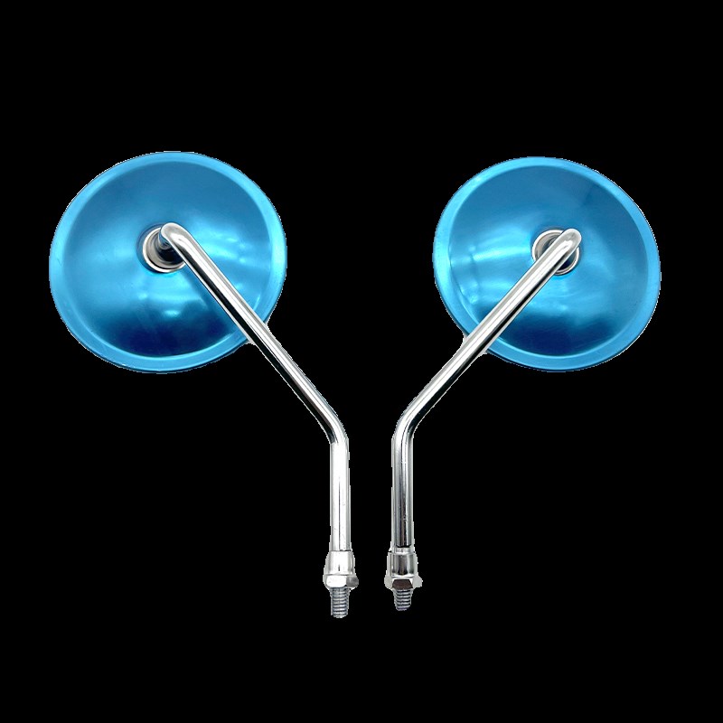 摩托车后视镜HJ125-8/GN125太子通用款摩托车电镀后视镜反光镜