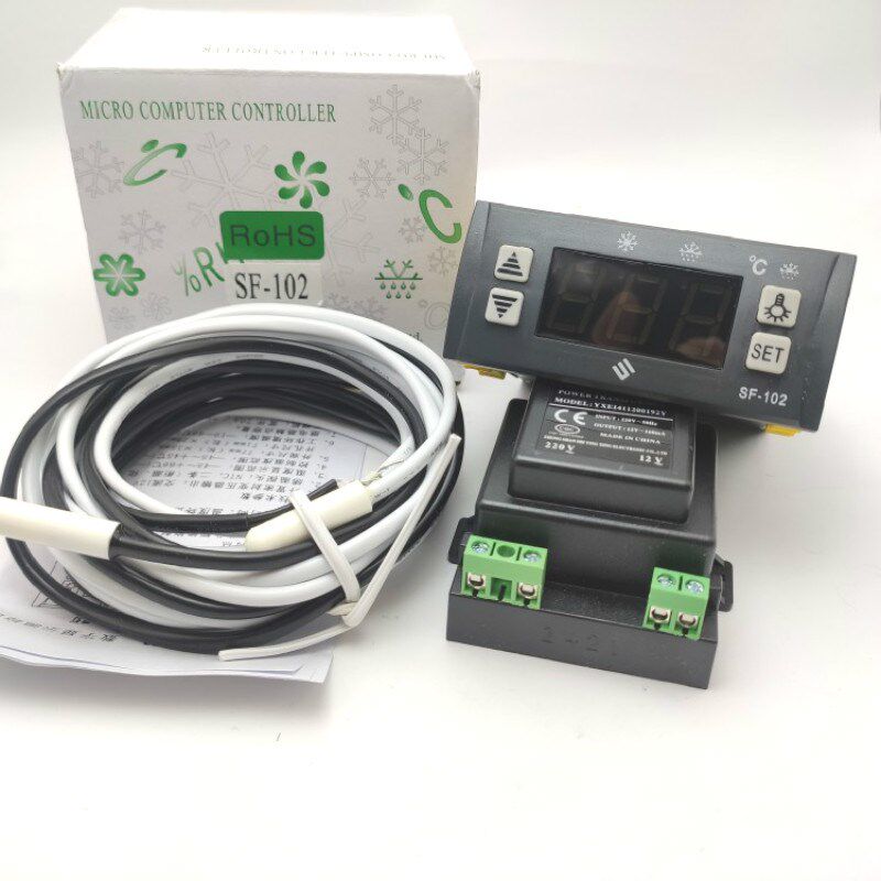 新麦展示柜温控器雪柜智能温控仪SF-102冰箱温控表控制器原厂配件
