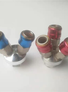 气管快速接头两通三通自锁式接头气泵空压机快速接头气动工具接头