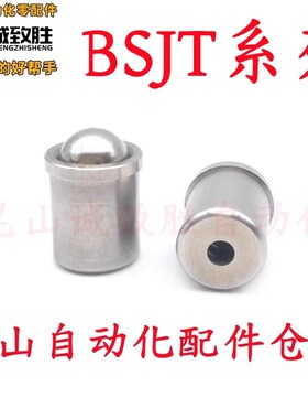 不锈钢球头柱塞 -带肩型/不锈钢轻负载  BSJT3/4/5/6/8 定位珠