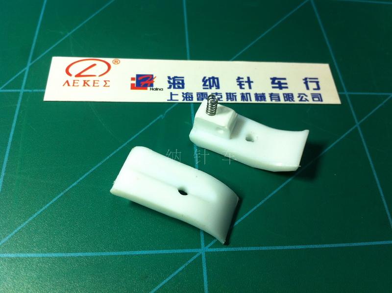 广唐T350CW平车塑料拉骨中板胶底/带槽胶靴/埋袋压脚/皮革缝纫机