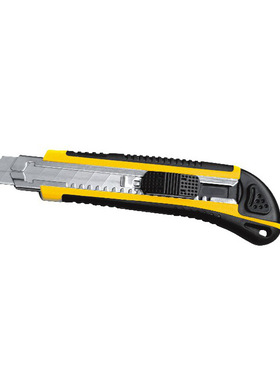 波斯工具 专业级自动锁定美工刀 裁纸刀18mm 内置3刀片 BS310003