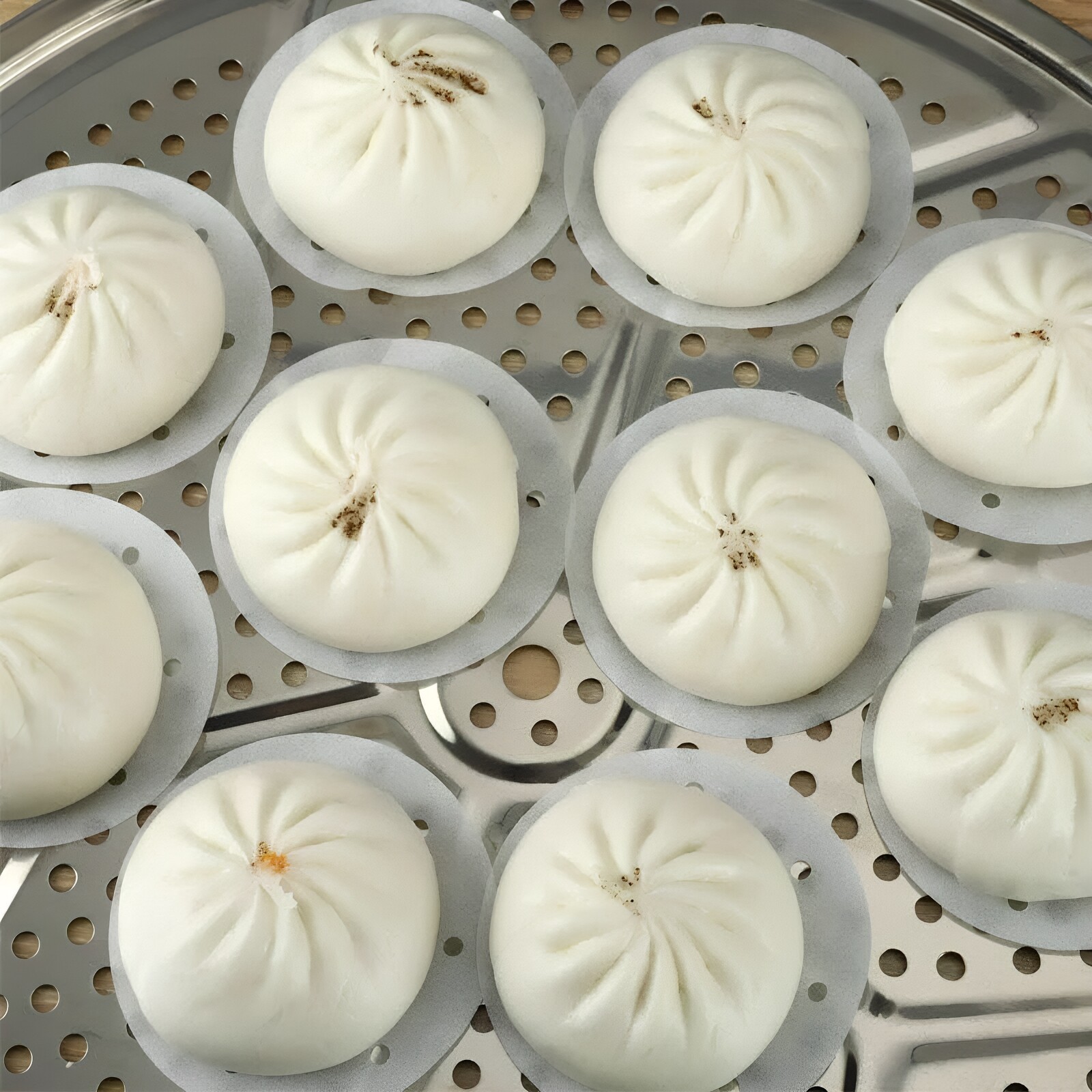圆形不粘一次性食品级蒸笼纸