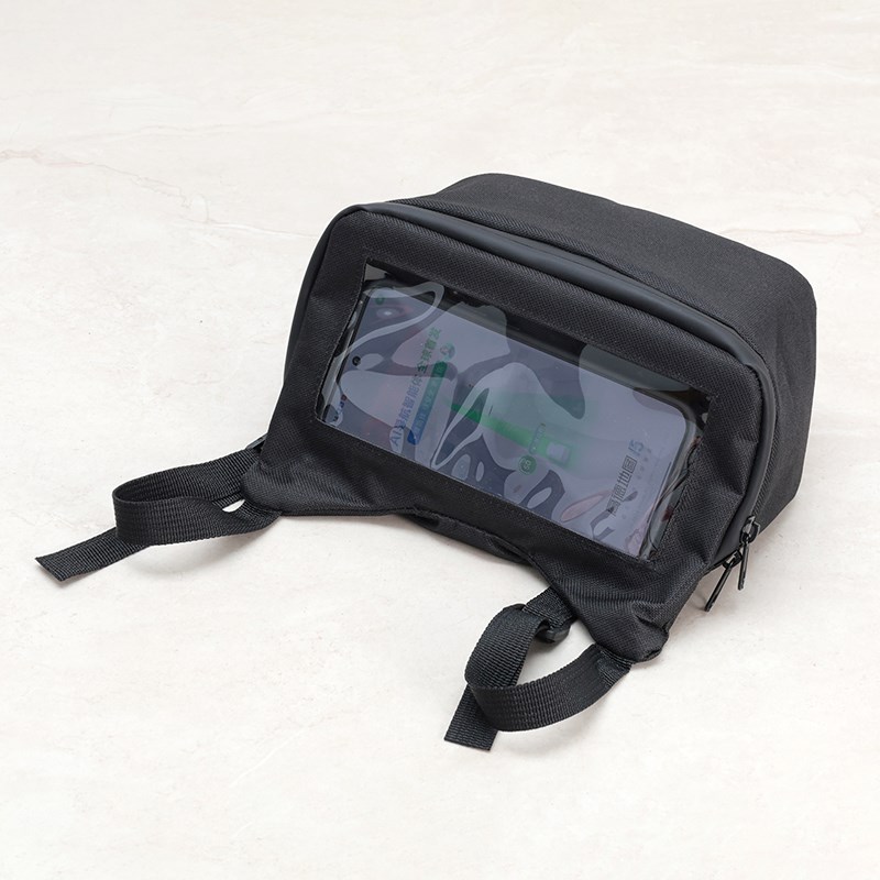 横竖屏导航骑士车头包电动车机车滑板车通用挂包前置触控屏幕收纳