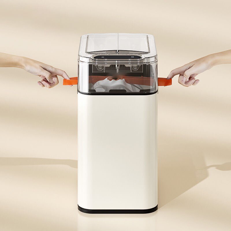 智能感应式垃圾桶家用带盖子化妆室厕所厨房客厅办公室自动打包双