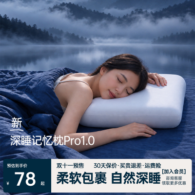 梵诗亚朵深睡护颈记忆棉枕头