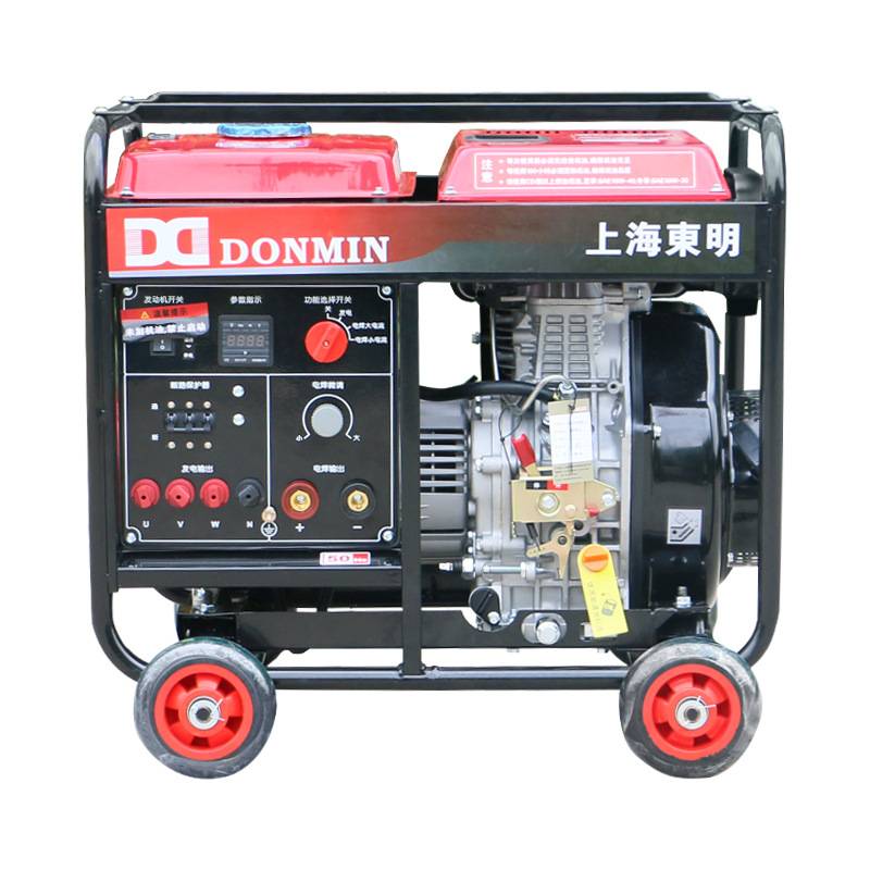 东明柴油发电电焊两用一体机5kw三相发电3.2-4.0焊条210A发电焊机