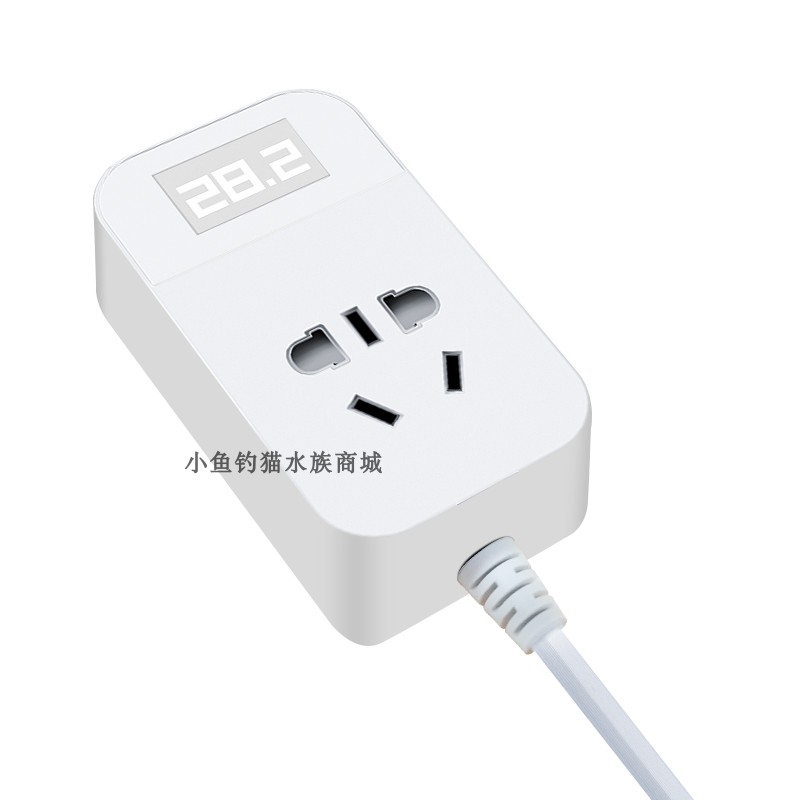 鱼缸智A温控器温度控温器插座冷程机加热棒监控能PP远水保护