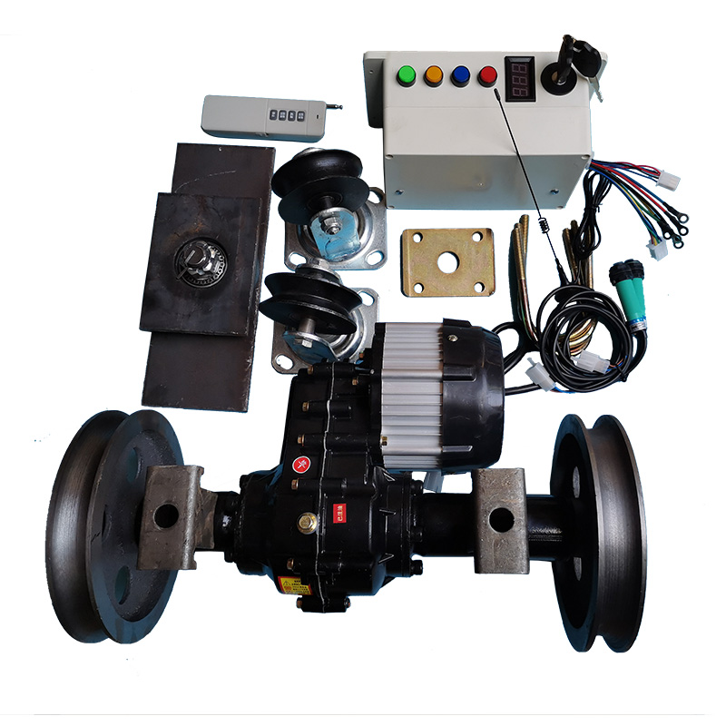 蔬菜大棚轨道车水稻育t苗智能果园电动遥控轨道车转弯万向轮