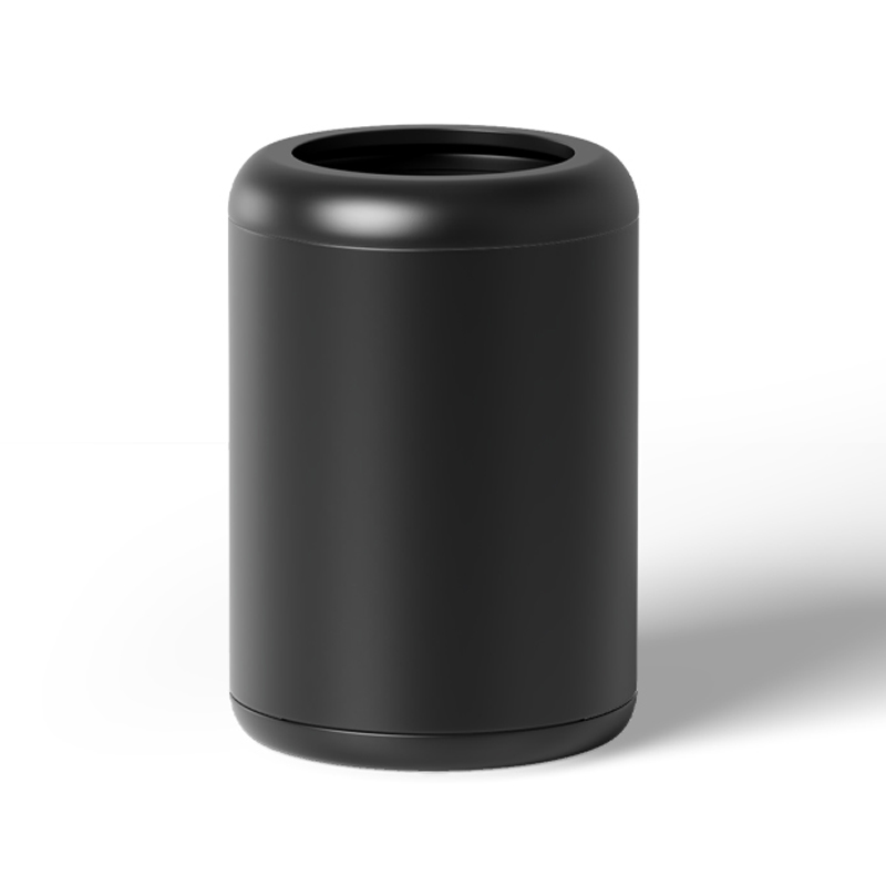 新款中式垃圾桶无盖家p用2023双层加厚金属客厅卧室化妆室厕所小