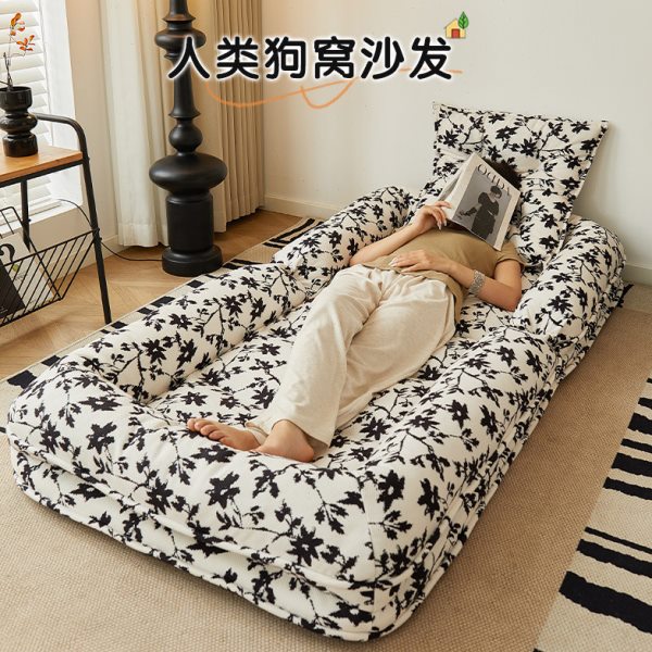 懒人沙发可躺可睡单人小沙发人类狗窝房间小型卧室久坐神奇休闲椅
