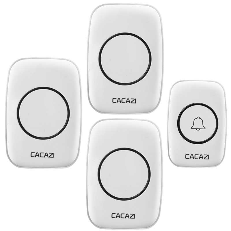 无线家用a10老人电子交流门铃门铃不用 呼叫N 器远距离一拖电线三