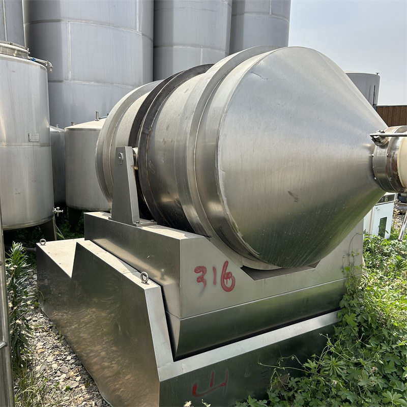 二手化工用二维混合机 304级粉末混合机成色新,五金/工具,拌料机,淘宝优惠券,粉丝福利购,淘宝优惠卷