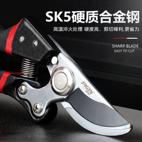 德国进口钢SK5修枝剪省力家用果树园林粗枝剪嫁接花艺园艺剪工具