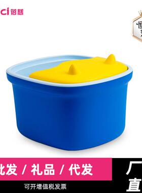 蓓慈萌萌哒BZ306系列足浴盆泡脚桶脚动按摩器三层保温自助洗脚盆