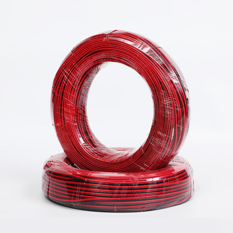 RVB2芯双并电线国标软线纯铜电线灯头专用电线电源线直销