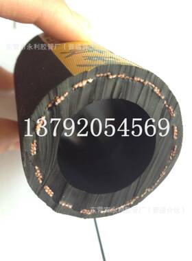 钢丝编织帘子线编织耐磨喷砂管DN13-51mm高压冲砂管打砂管