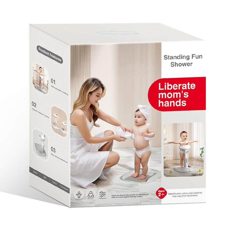儿童站立式浴架宝宝加大冲澡支架洗澡神器可调节家用防滑宝宝澡架,电子/电工,接线端子,淘宝优惠券,粉丝福利购,淘宝优惠卷