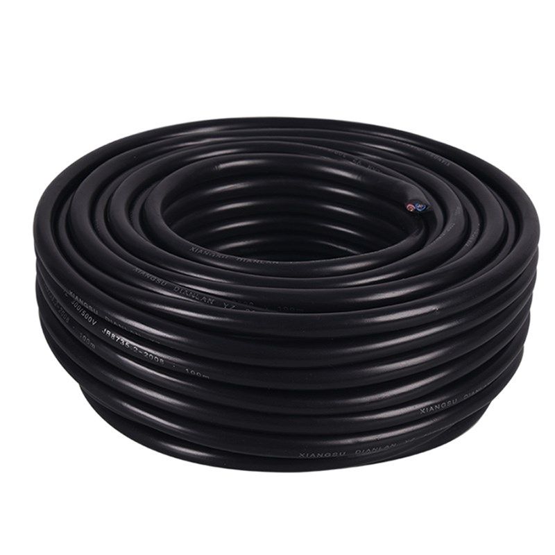 2芯户外防冻软线牛筋电源线二芯国z标2.5 4 6平方电线电缆线护套