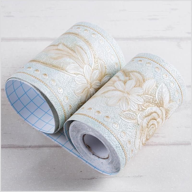 防水腰线自粘踢脚板浴室腰线墙贴纸厨房客厅化妆室瓷砖踢脚线欧式,家居饰品,地贴,淘宝优惠券,粉丝福利购,淘宝优惠卷