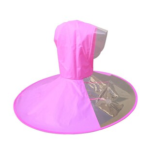 宝宝雨伞帽超轻钓鱼雨帽户外垂钓头戴式斗笠便携透气防雨折叠雨具