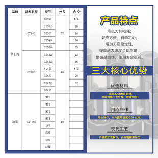 数控车床刀套适配马扎克QT-100/200泷泽LA-150耐磨稳定自动定心