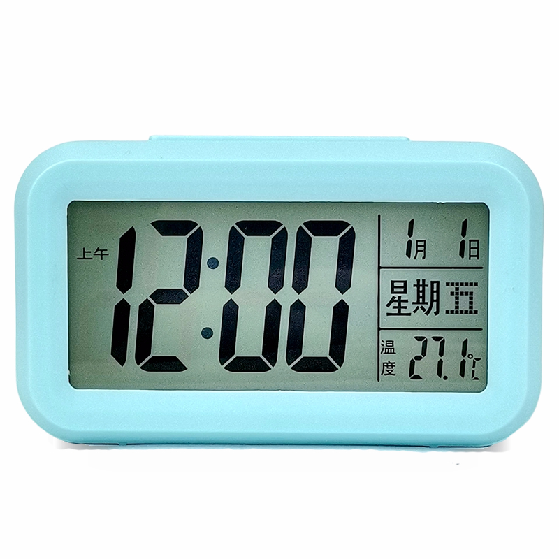 速发电子闹钟学生用静音卧室床头铃夜光卡通儿童数字小时钟表